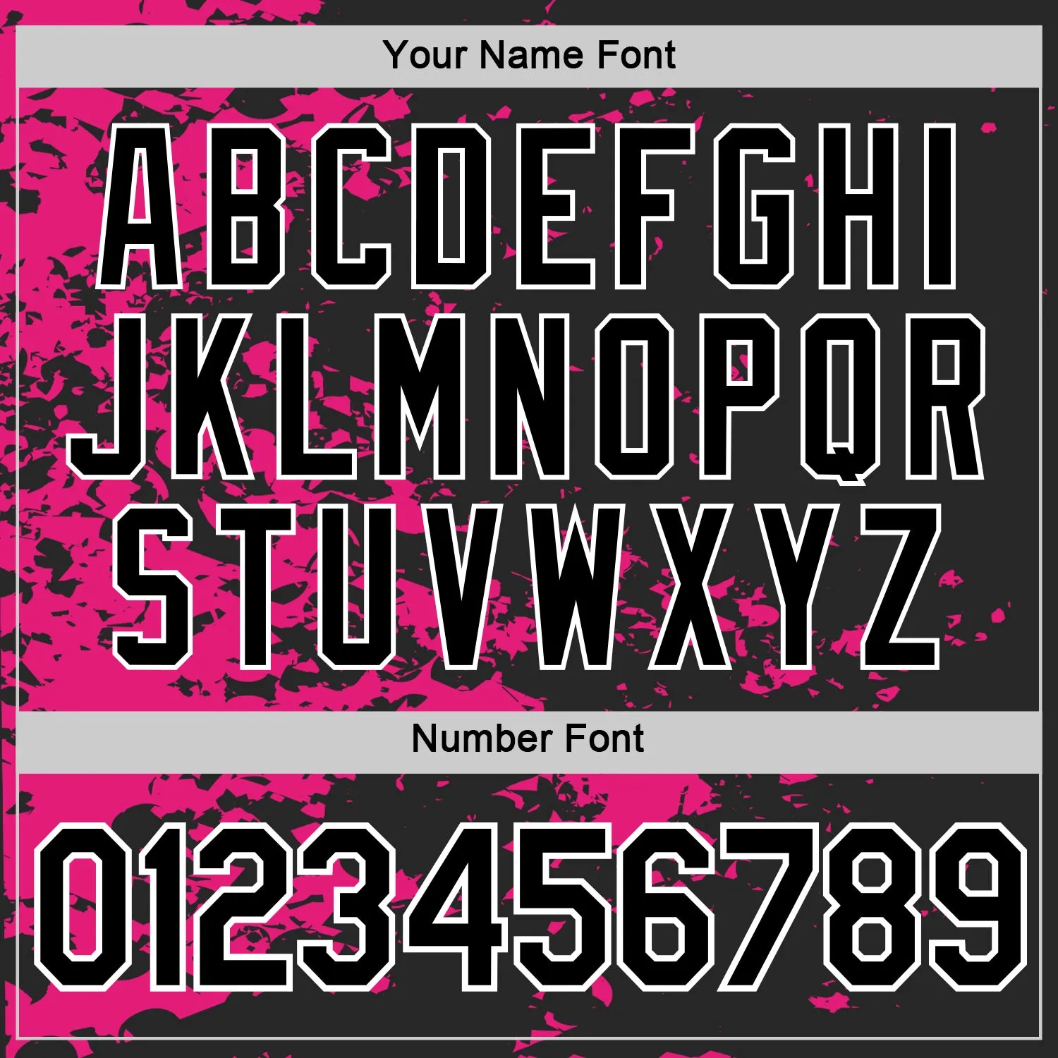 Custom Black Hot Pink-White 3D Esports Performance T-Shirt