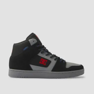 DC Manteca 4 Hi WR Shoes - Black/Grey/Red