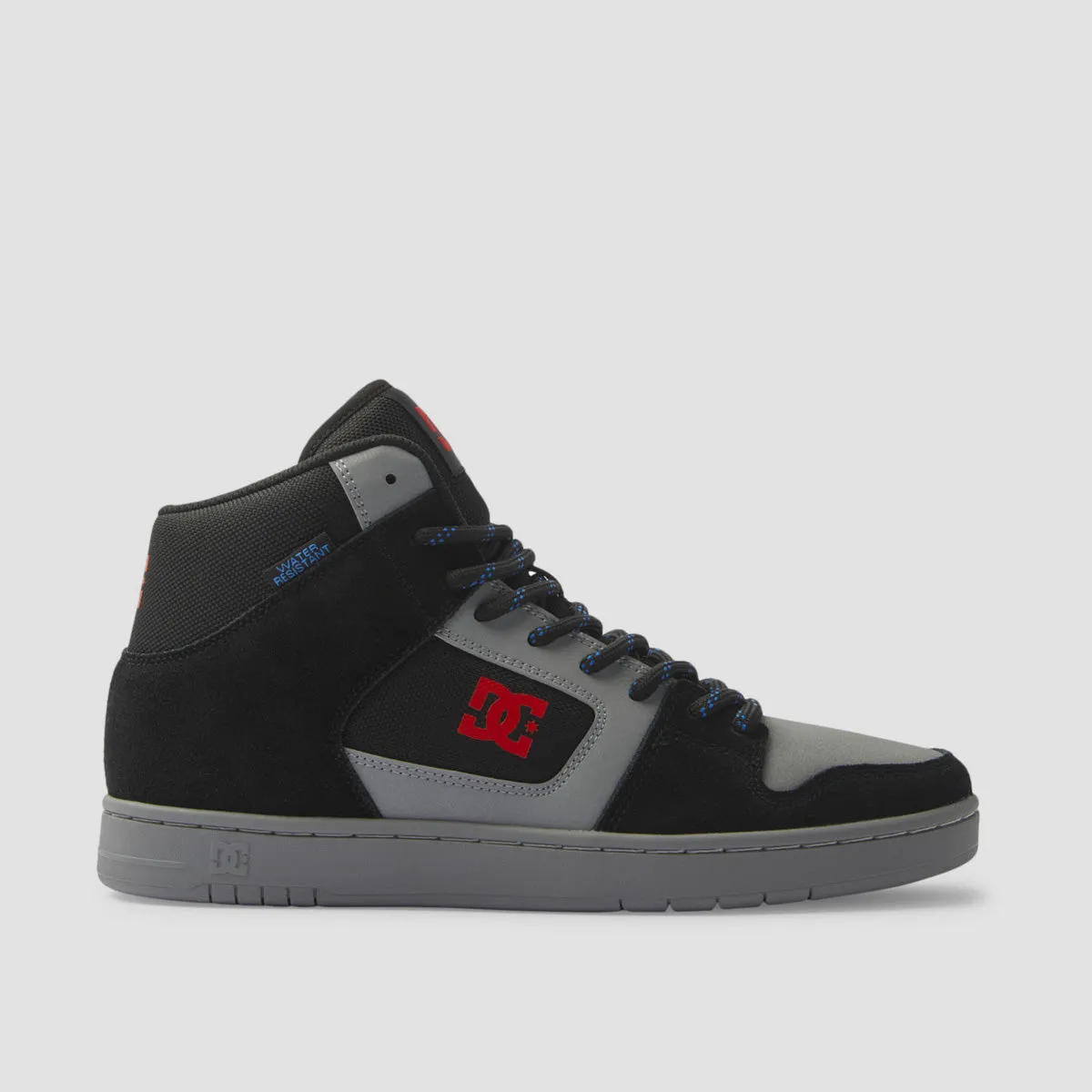 DC Manteca 4 Hi WR Shoes - Black/Grey/Red
