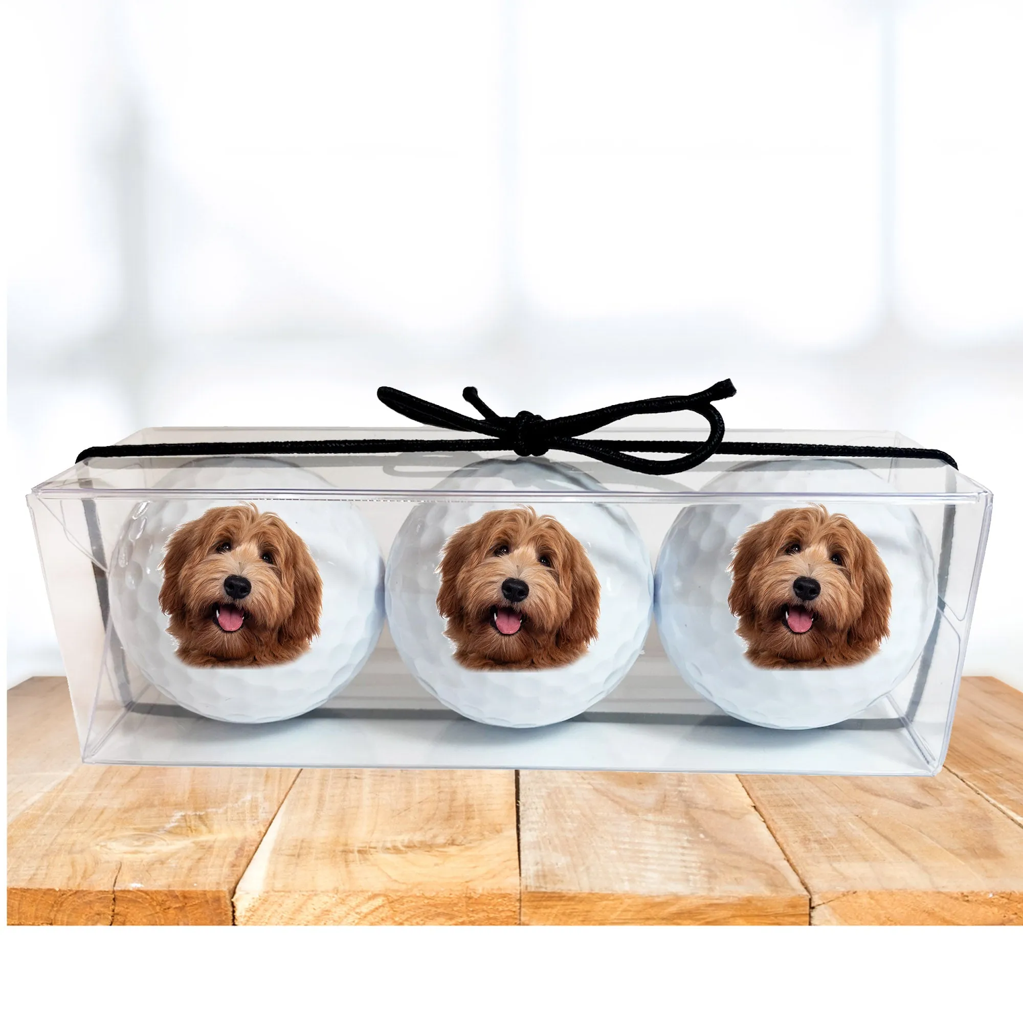 Dog Face Golf Balls - Set of 3 Balls