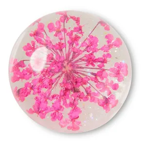 Encapsulated Purple Flower Jibbitz