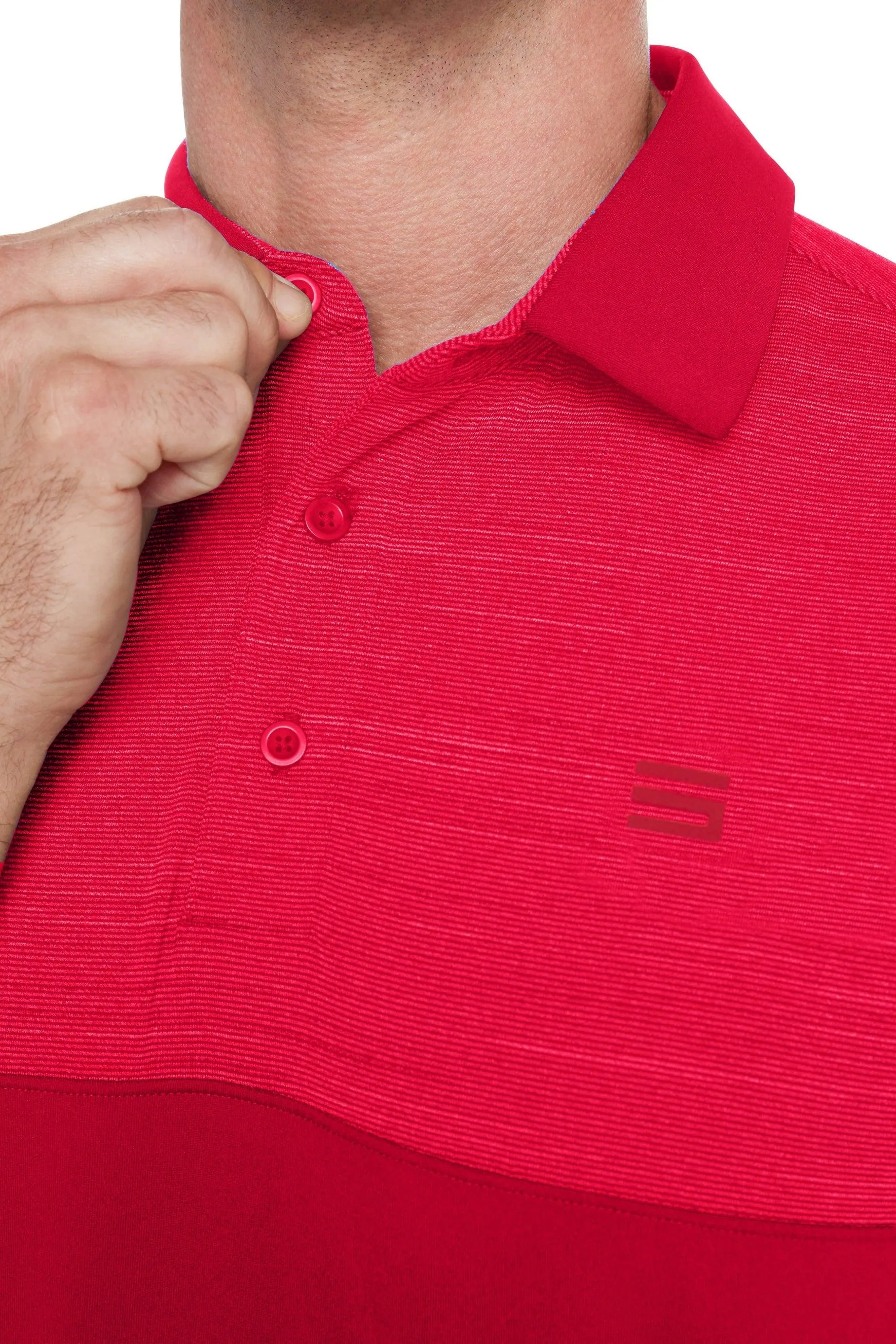 Extreme Deal - Men's Heathered Two-Tone Golf Polo