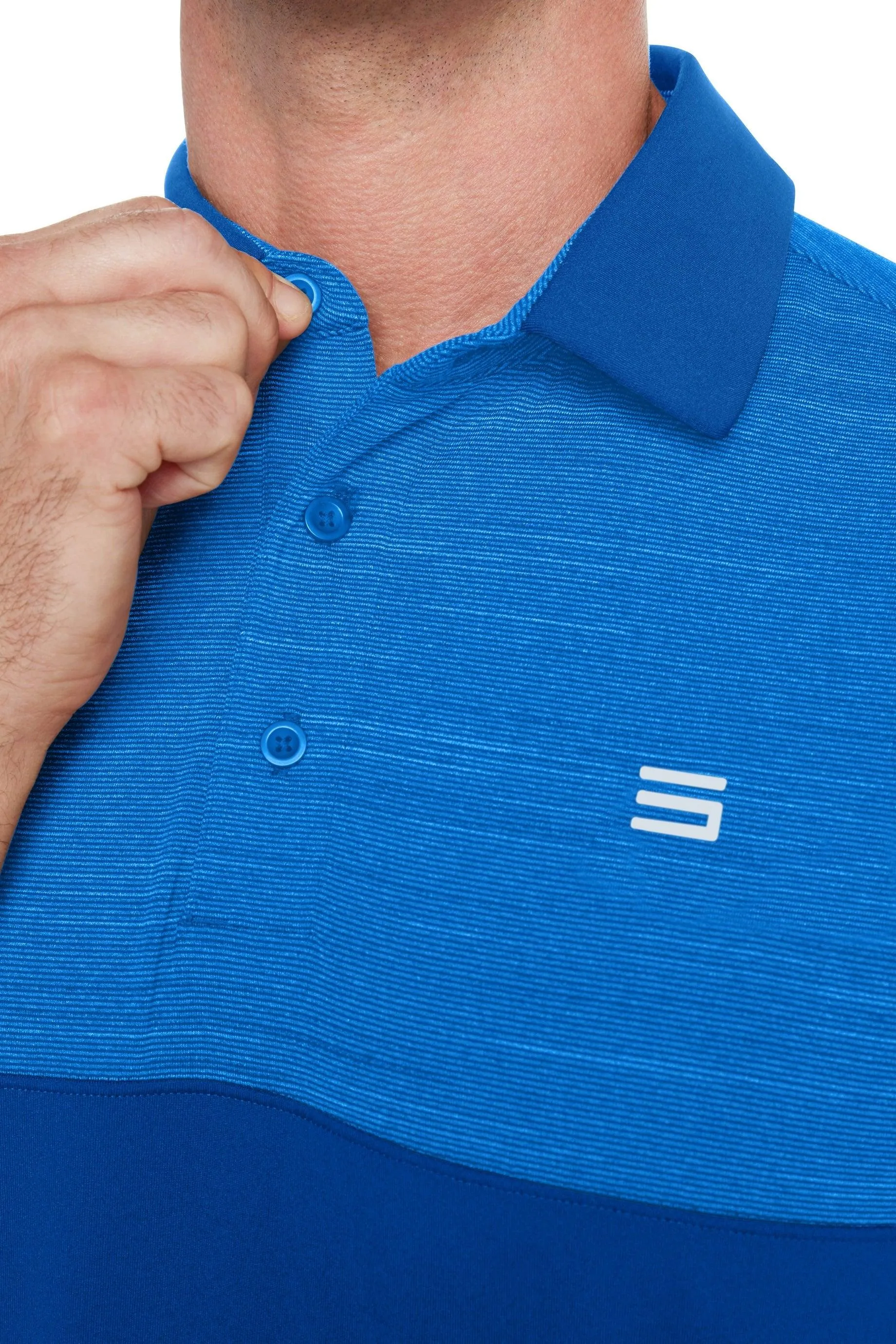 Extreme Deal - Men's Heathered Two-Tone Golf Polo