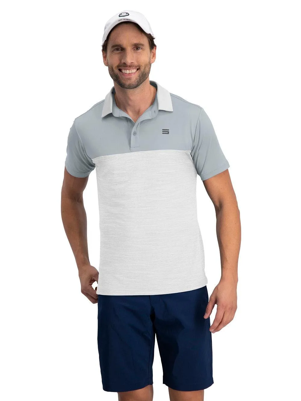 Extreme Deal - Men's Heathered Two-Tone Golf Polo