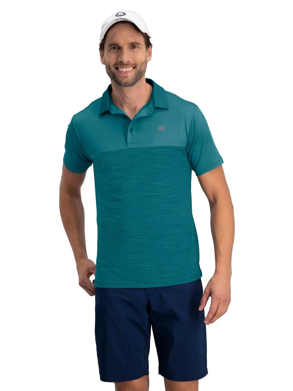 Extreme Deal - Men's Heathered Two-Tone Golf Polo
