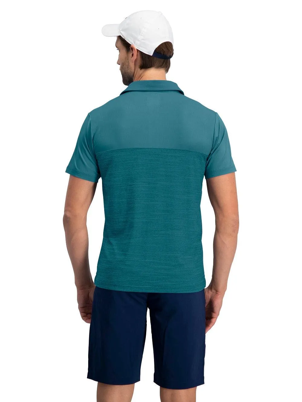 Extreme Deal - Men's Heathered Two-Tone Golf Polo