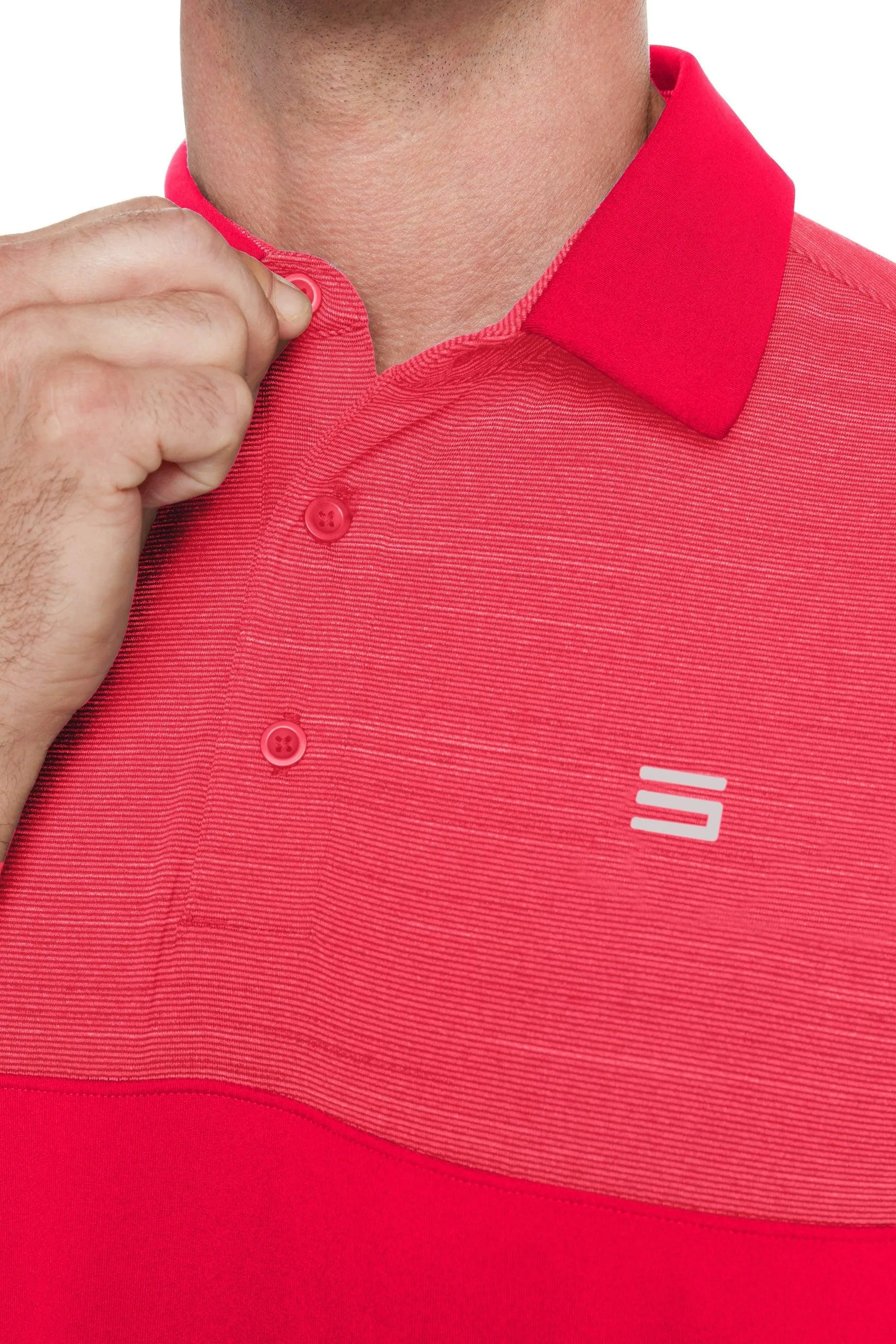 Extreme Deal - Men's Heathered Two-Tone Golf Polo