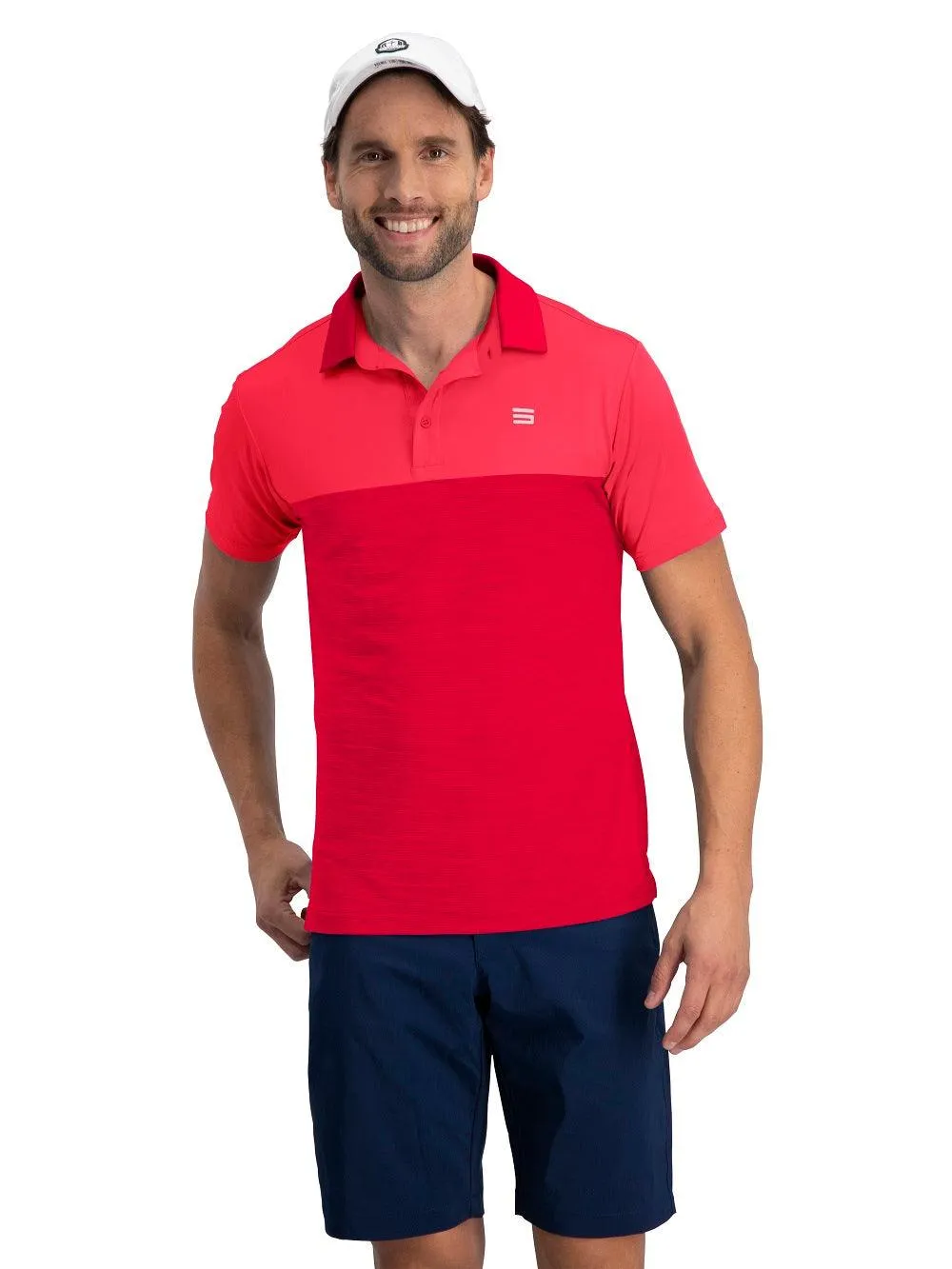 Extreme Deal - Men's Heathered Two-Tone Golf Polo