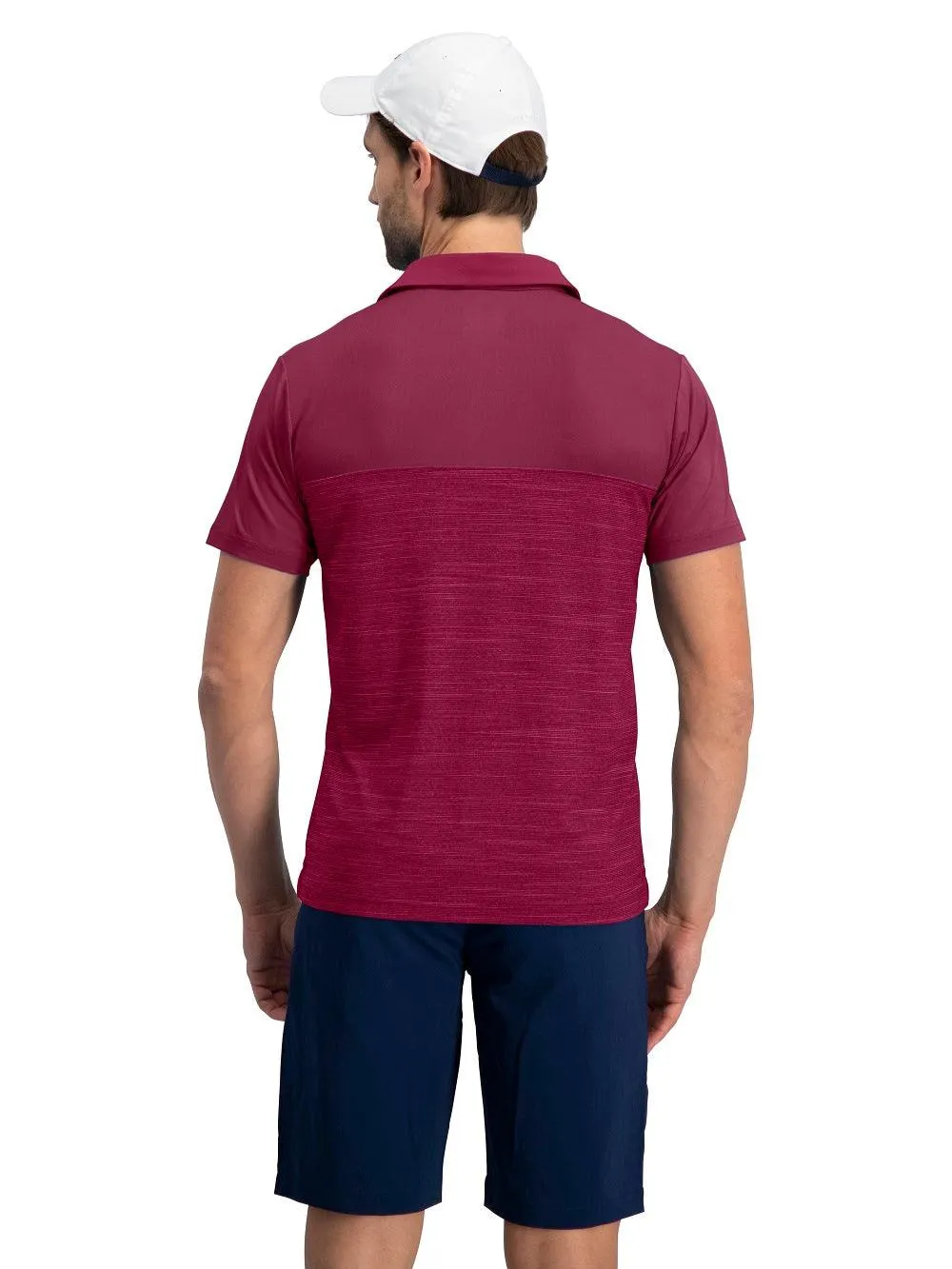 Extreme Deal - Men's Heathered Two-Tone Golf Polo