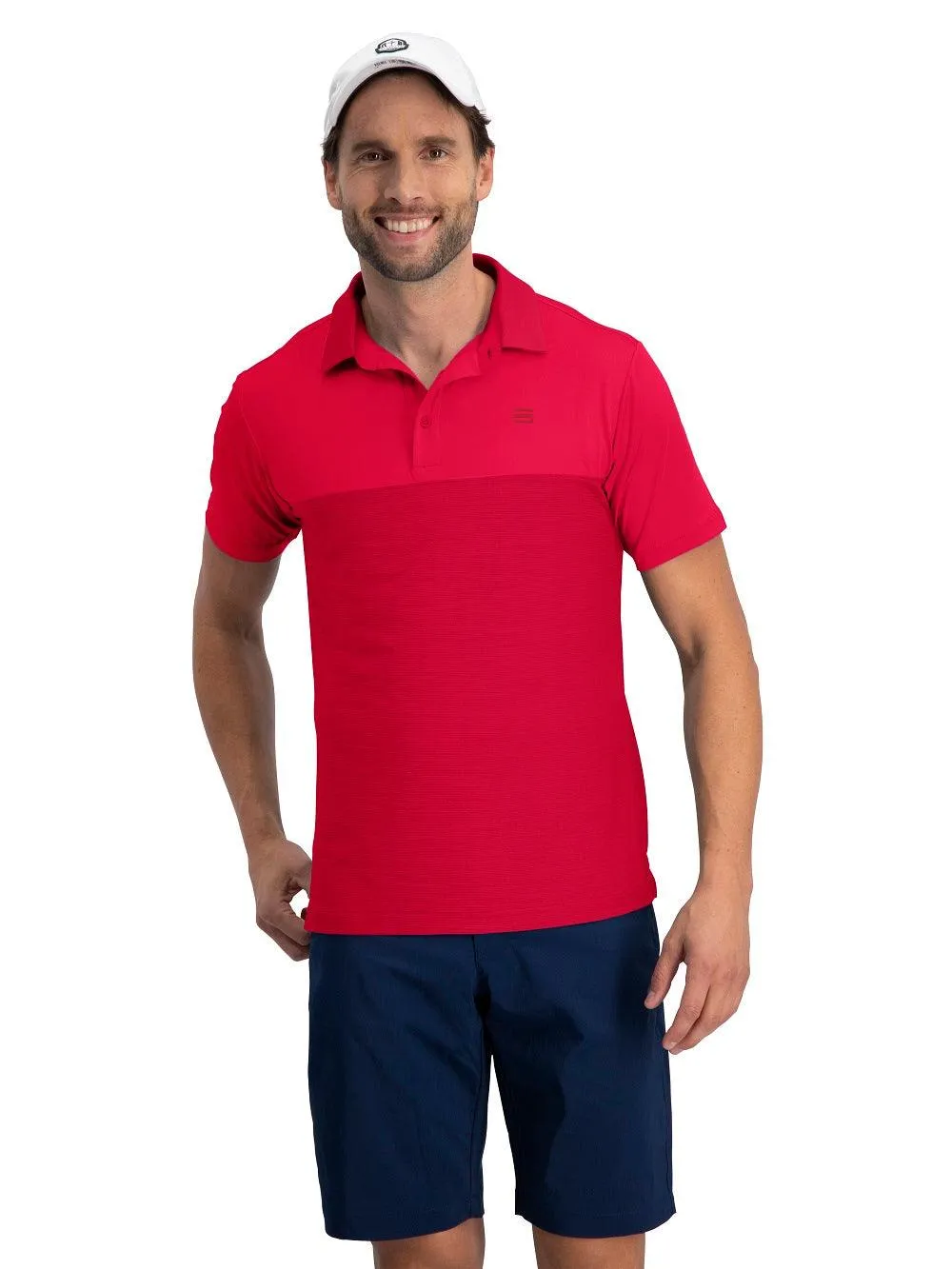 Extreme Deal - Men's Heathered Two-Tone Golf Polo