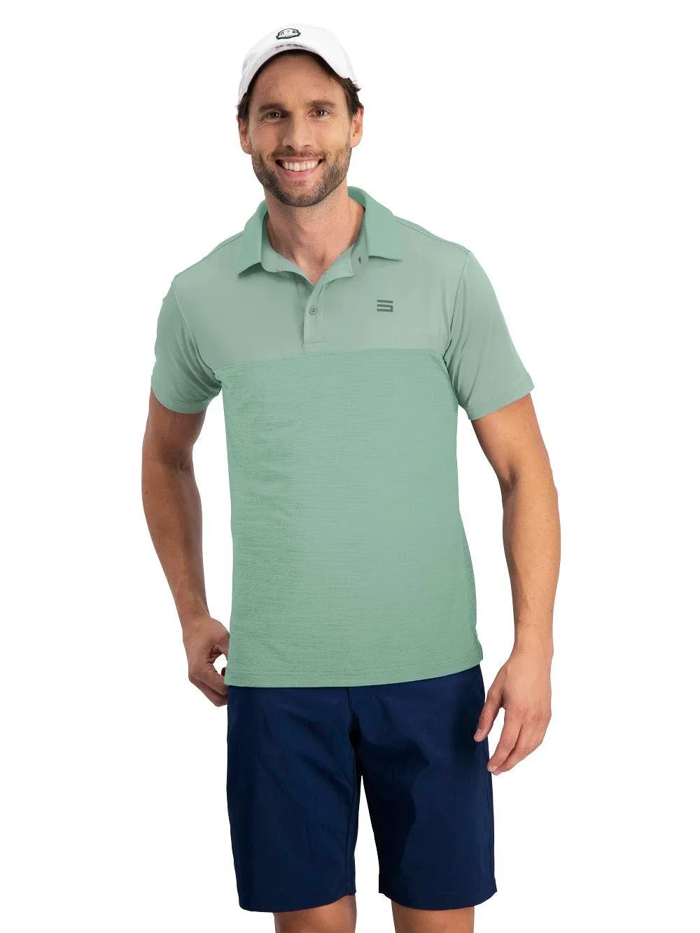 Extreme Deal - Men's Heathered Two-Tone Golf Polo