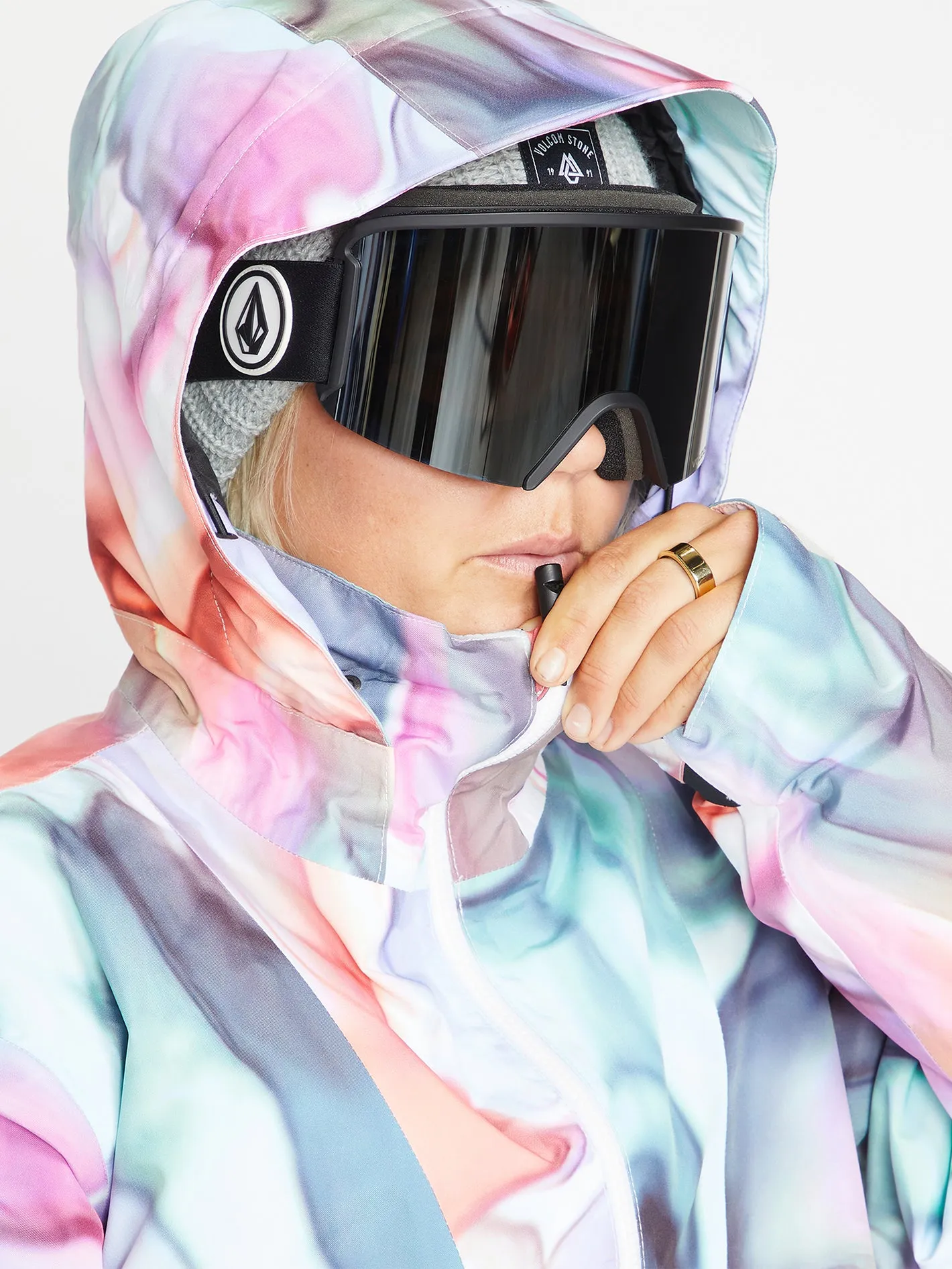 Fern Insulated Gore-Tex Pullover Jacket - Nebula Print