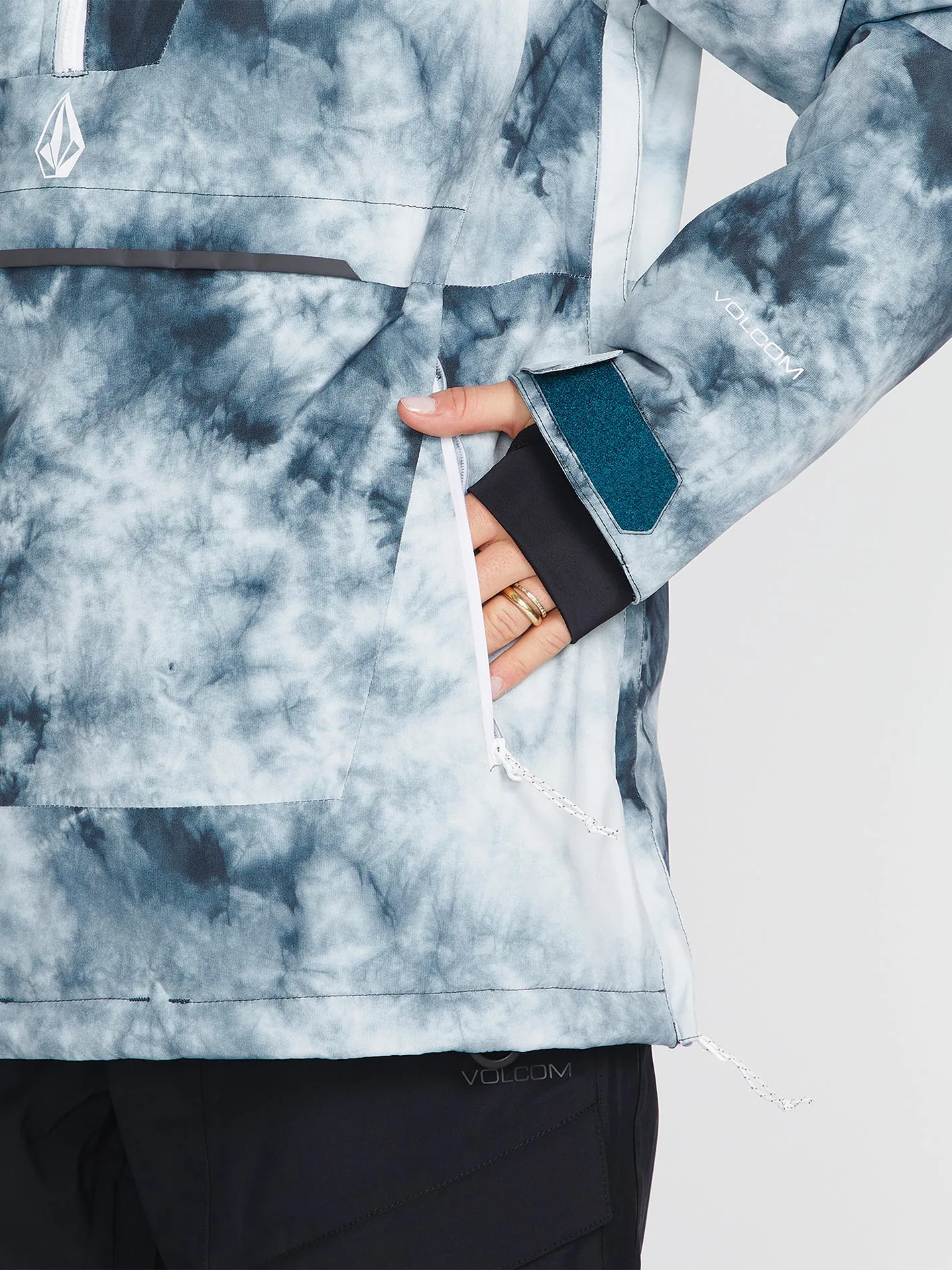 Fern Insulated Gore-Tex Pullover Jacket - Storm Tie-Dye