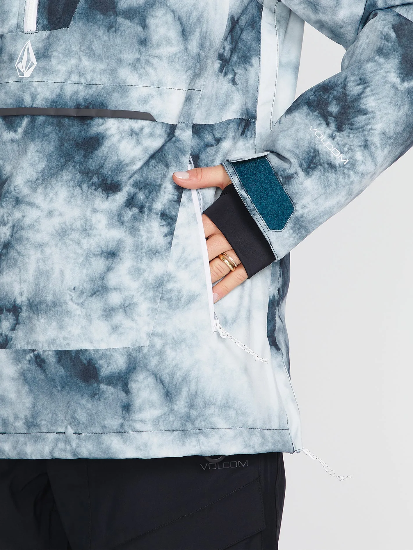 Fern Insulated Gore-Tex Pullover Jacket - Storm Tie-Dye