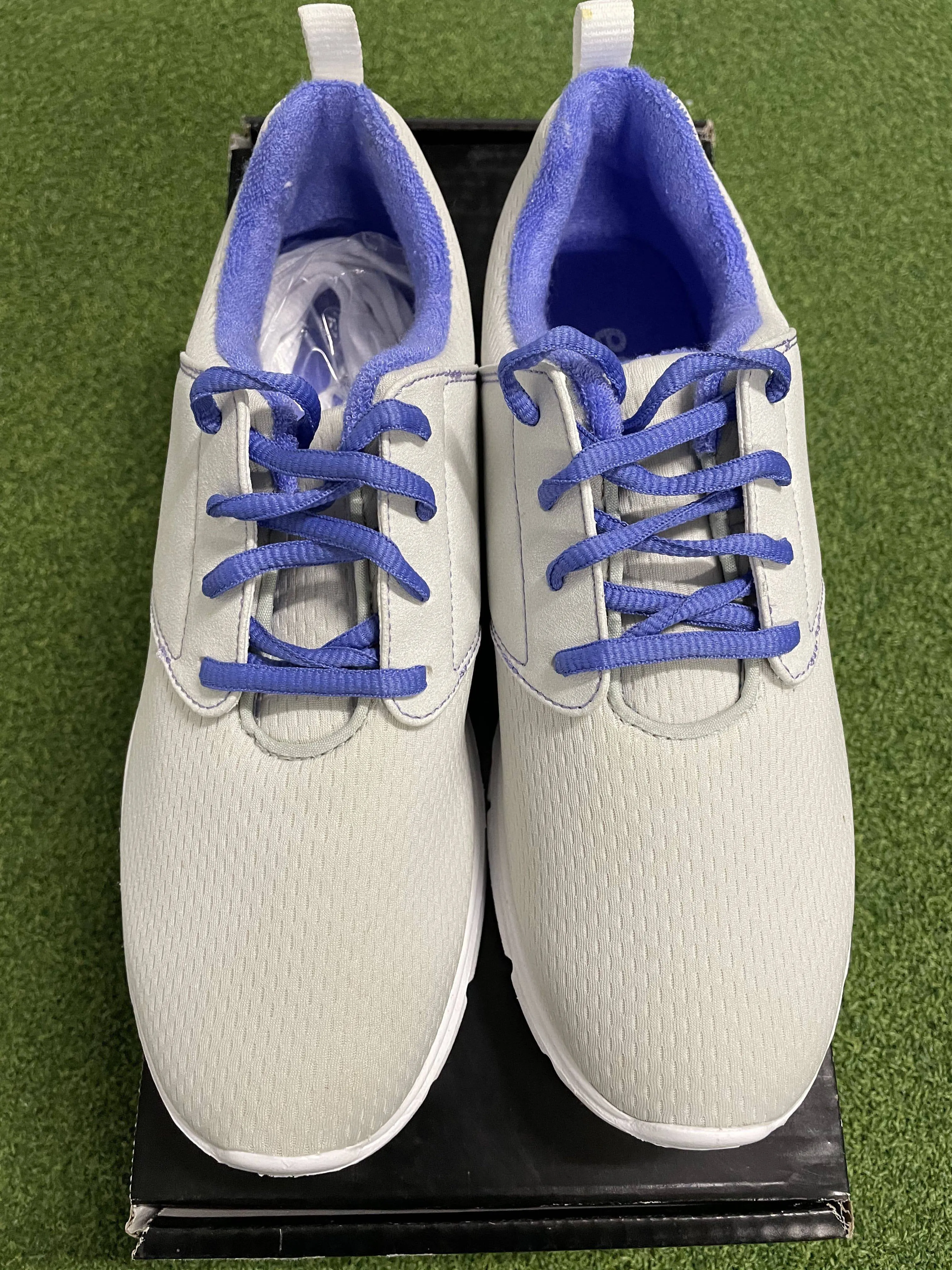 Footjoy Ladies enJoy Golf Shoes 95708K / Light Grey / Size UK 5 WIDE