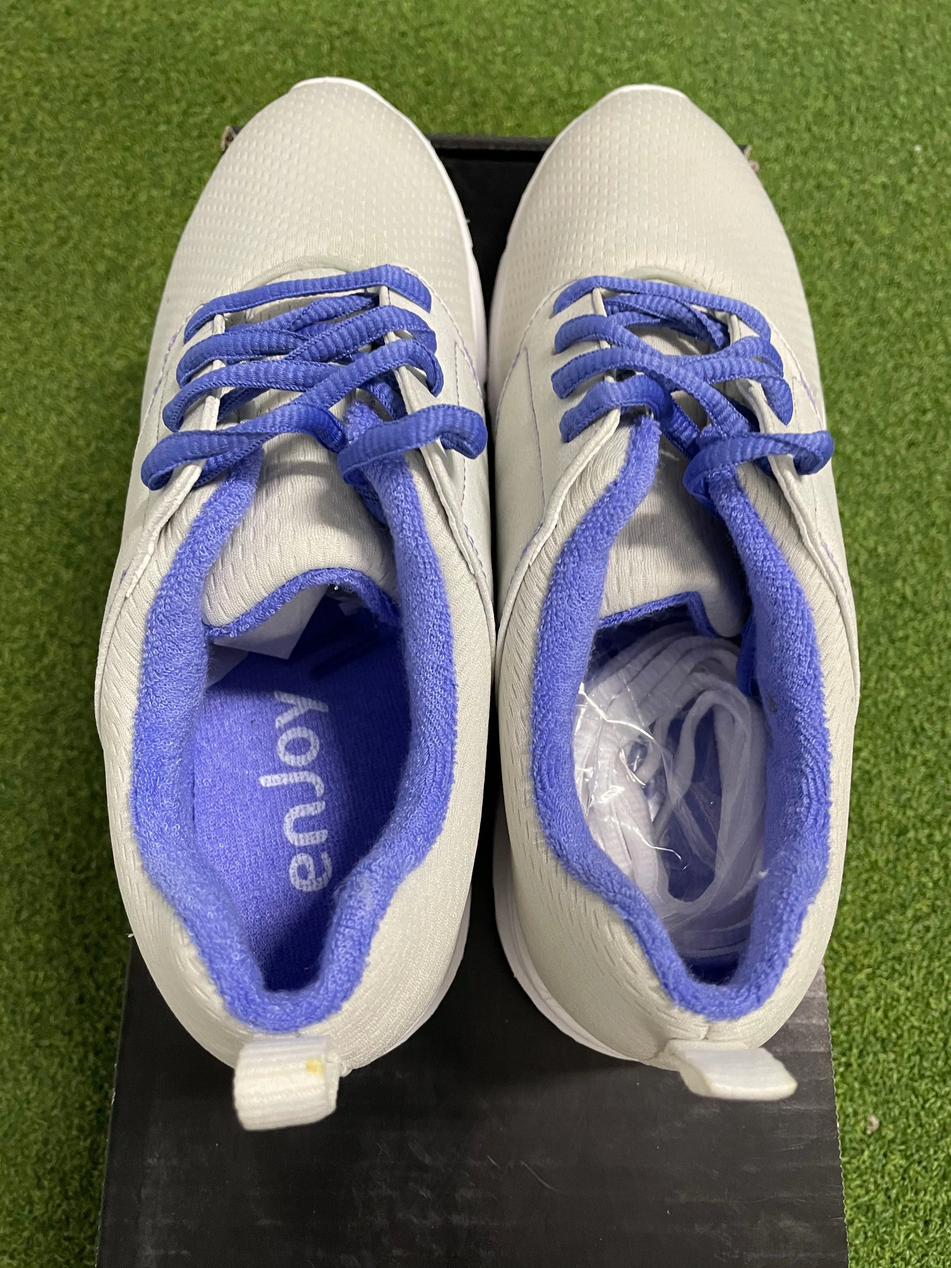 Footjoy Ladies enJoy Golf Shoes 95708K / Light Grey / Size UK 5 WIDE