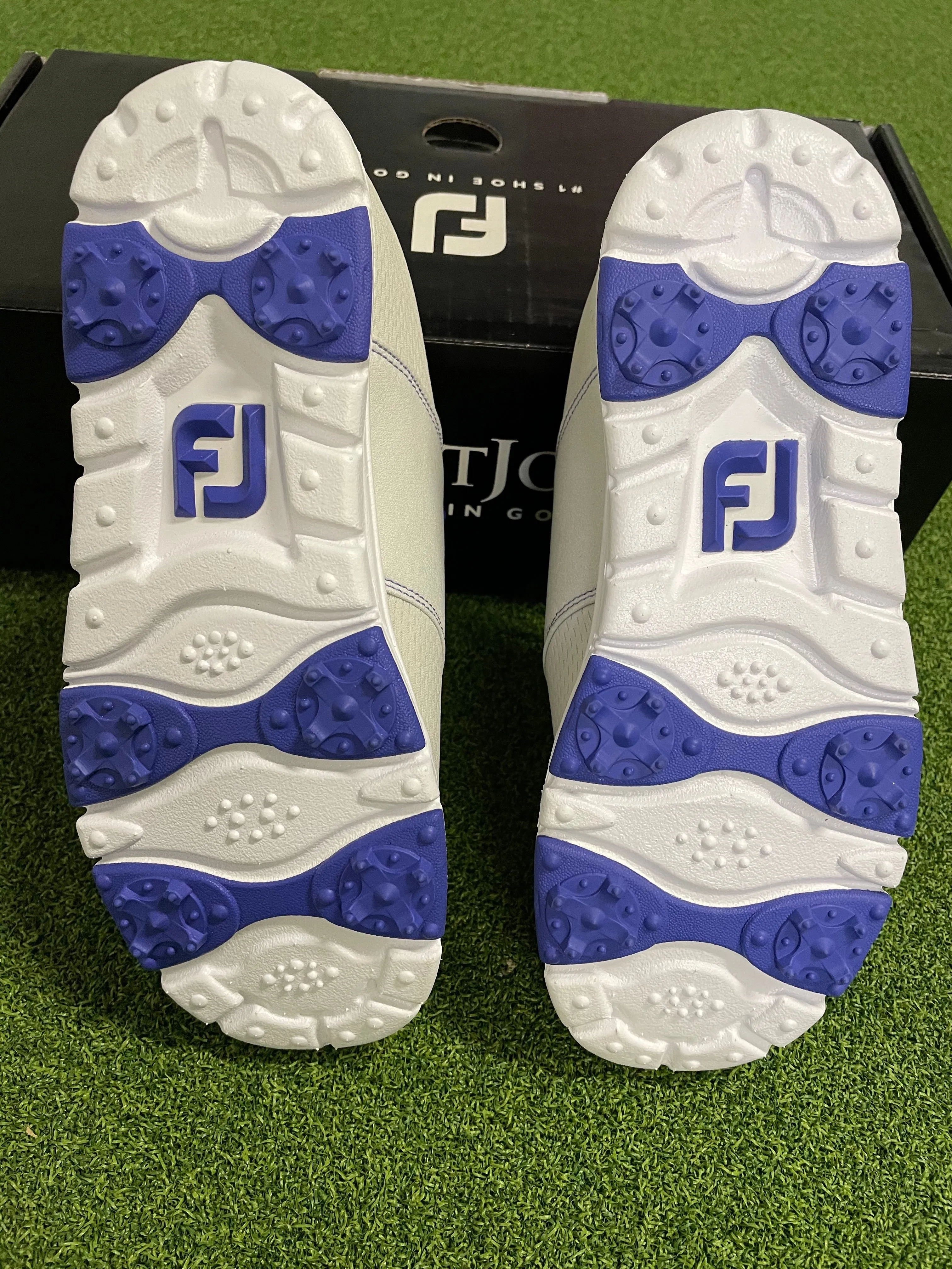 Footjoy Ladies enJoy Golf Shoes 95708K / Light Grey / Size UK 5 WIDE