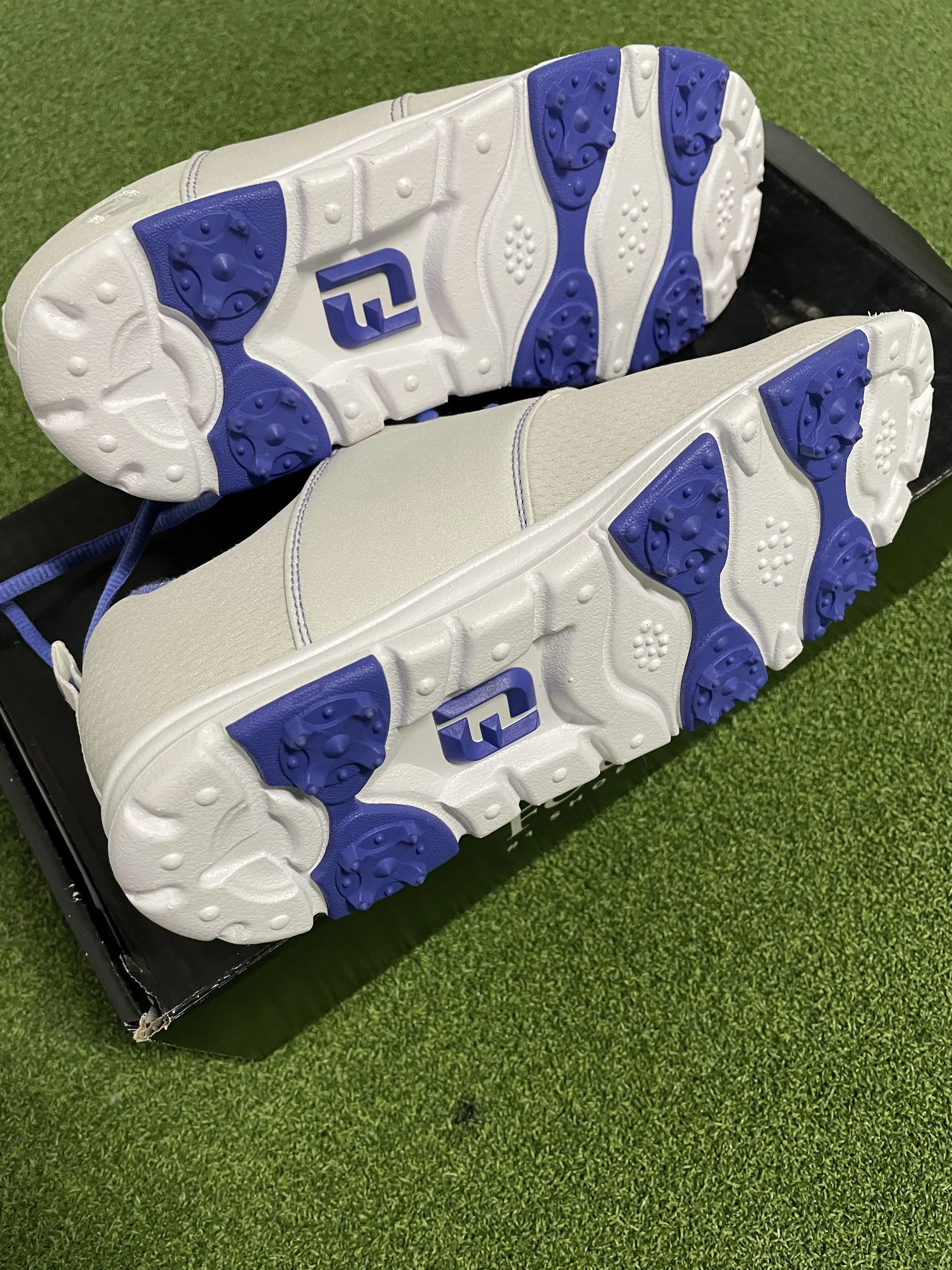 Footjoy Ladies enJoy Golf Shoes 95708K / Light Grey / Size UK 5 WIDE