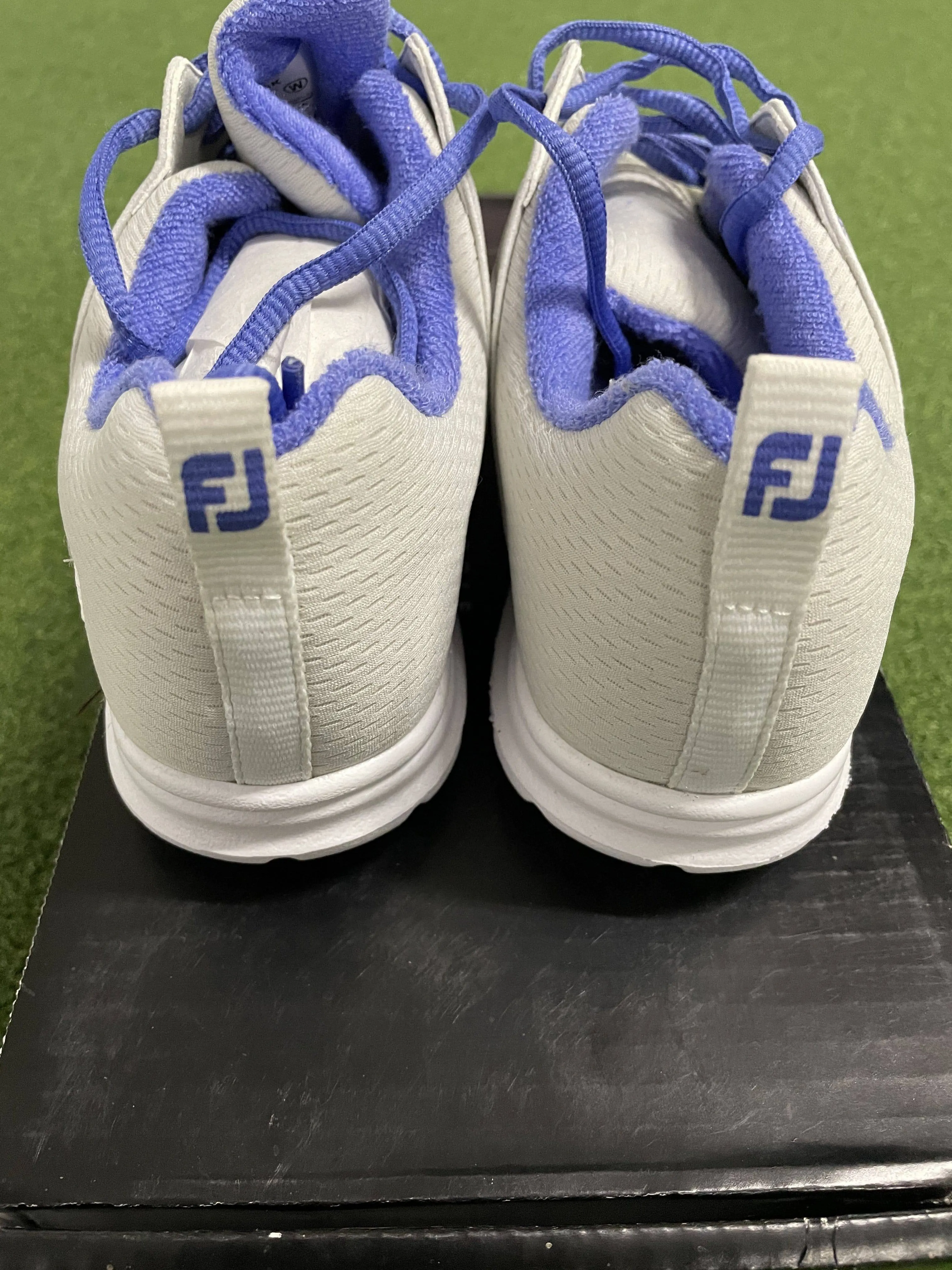 Footjoy Ladies enJoy Golf Shoes 95708K / Light Grey / Size UK 5 WIDE