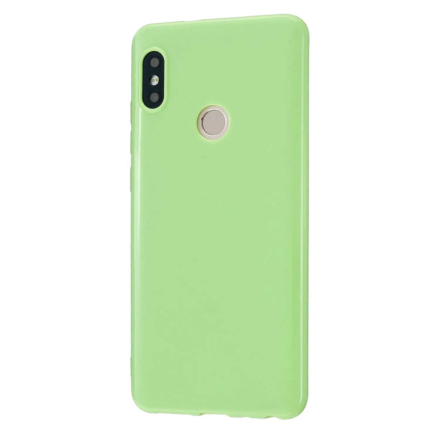 For Redmi GO/Note 5 Pro/Note 6 Pro Cellphone Cover Drop and Shock Proof Soft TPU Phone Case Classic Shell Bright black