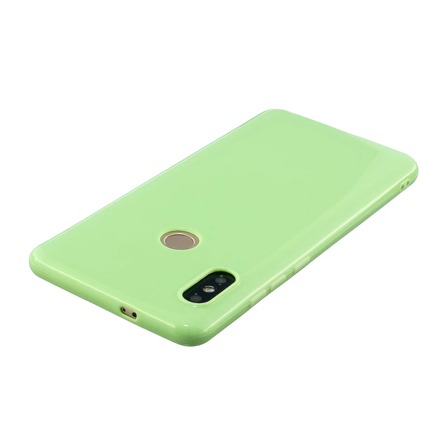 For Redmi GO/Note 5 Pro/Note 6 Pro Cellphone Cover Drop and Shock Proof Soft TPU Phone Case Classic Shell Bright black