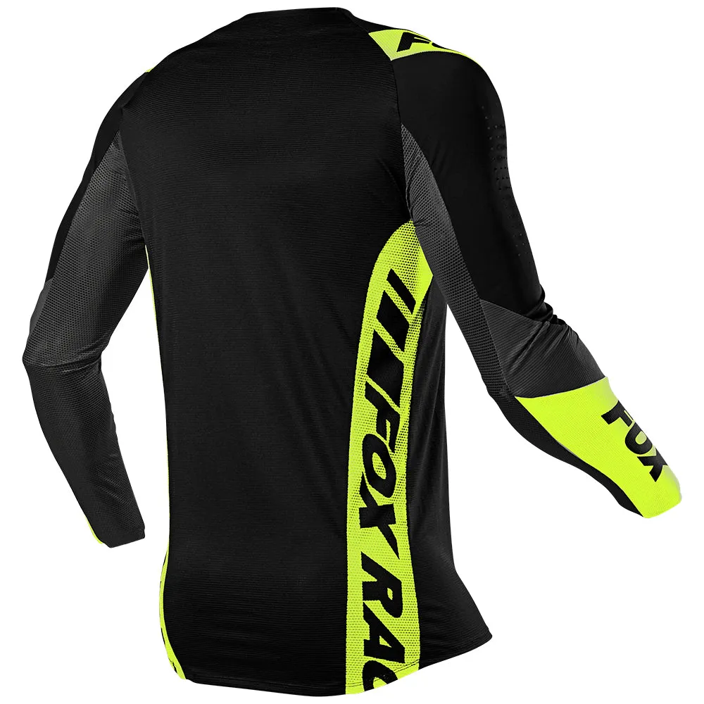 FOX FLEXAIR MACH ONE JERSEY [BLACK/YELLOW] S