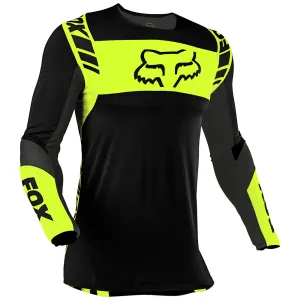 FOX FLEXAIR MACH ONE JERSEY [BLACK/YELLOW] S