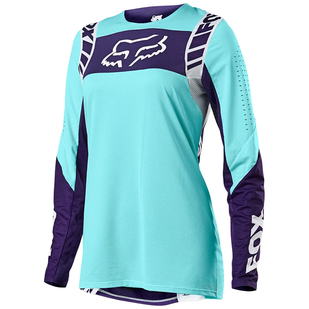 FOX WOMENS FLEXAIR MACH ONE JERSEY [AQUA]