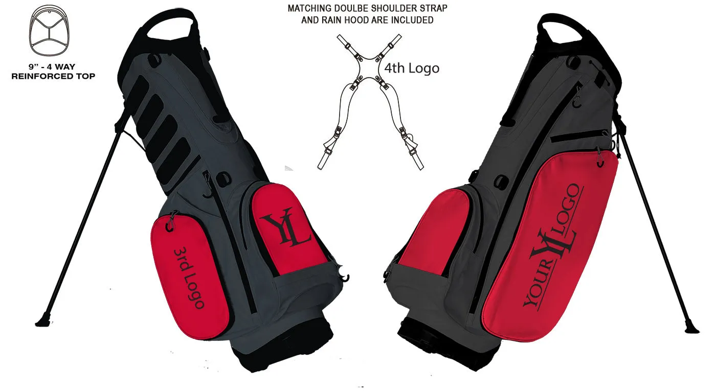 Fully Custom Golf Bag Red