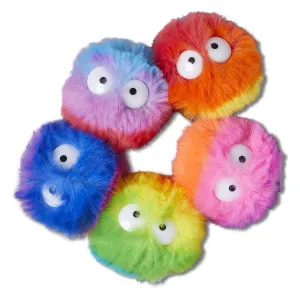 Fuzzy Puff Characters 5 Jibbitz Pack