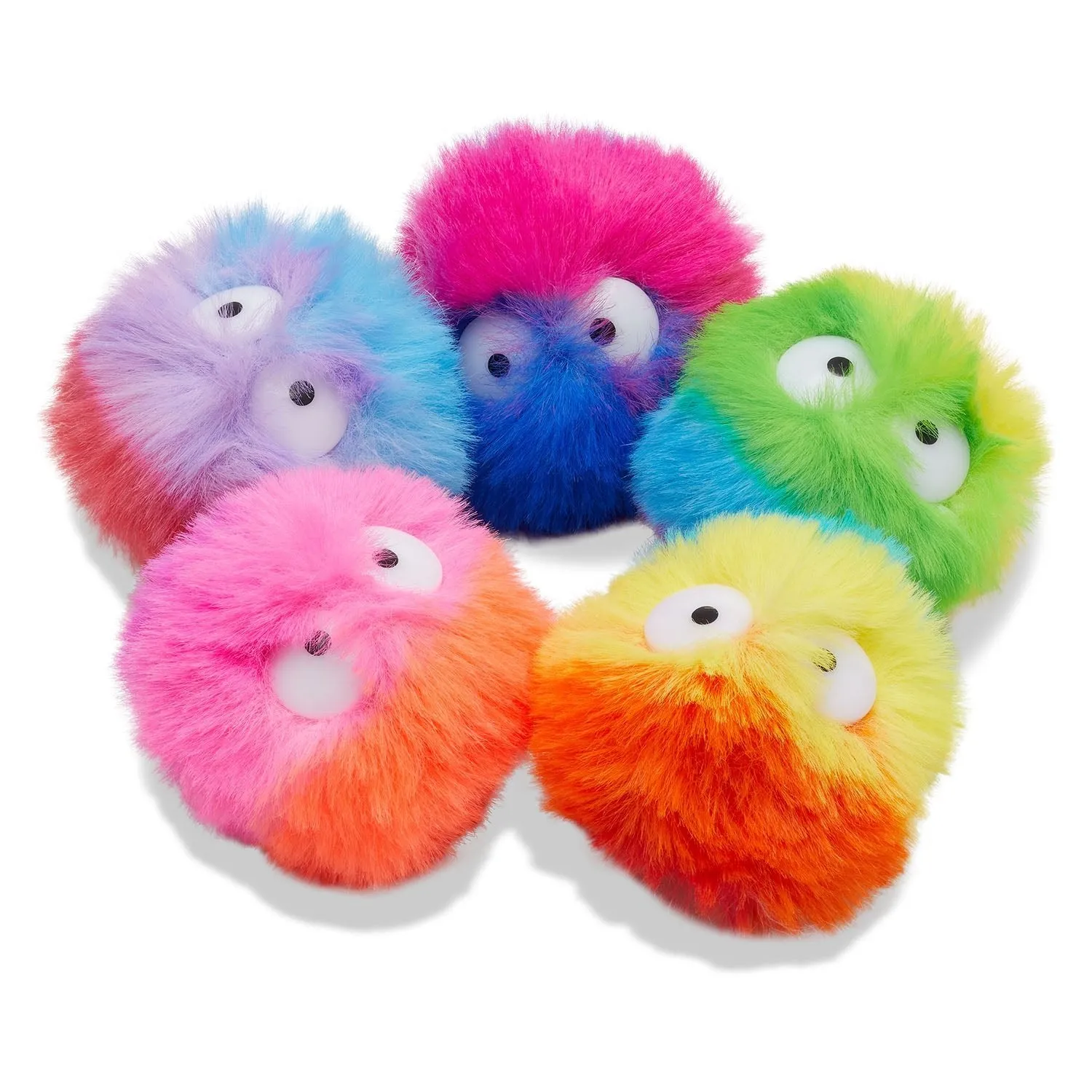 Fuzzy Puff Characters 5 Jibbitz Pack
