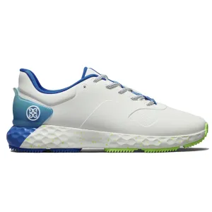 G/Fore Men's MG4  Stippled Golf Shoe - Snow/ Acid Lime