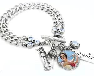 Golf Charm Bracelet