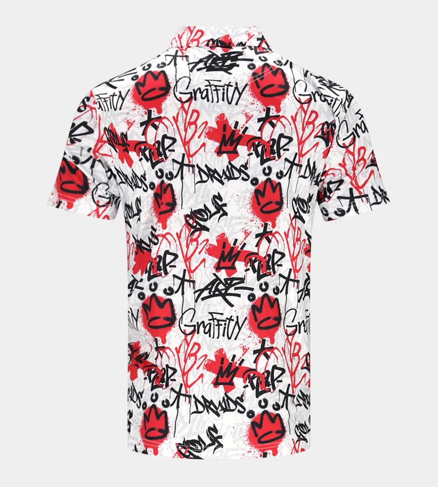 GRAFFITI POLO - WHITE