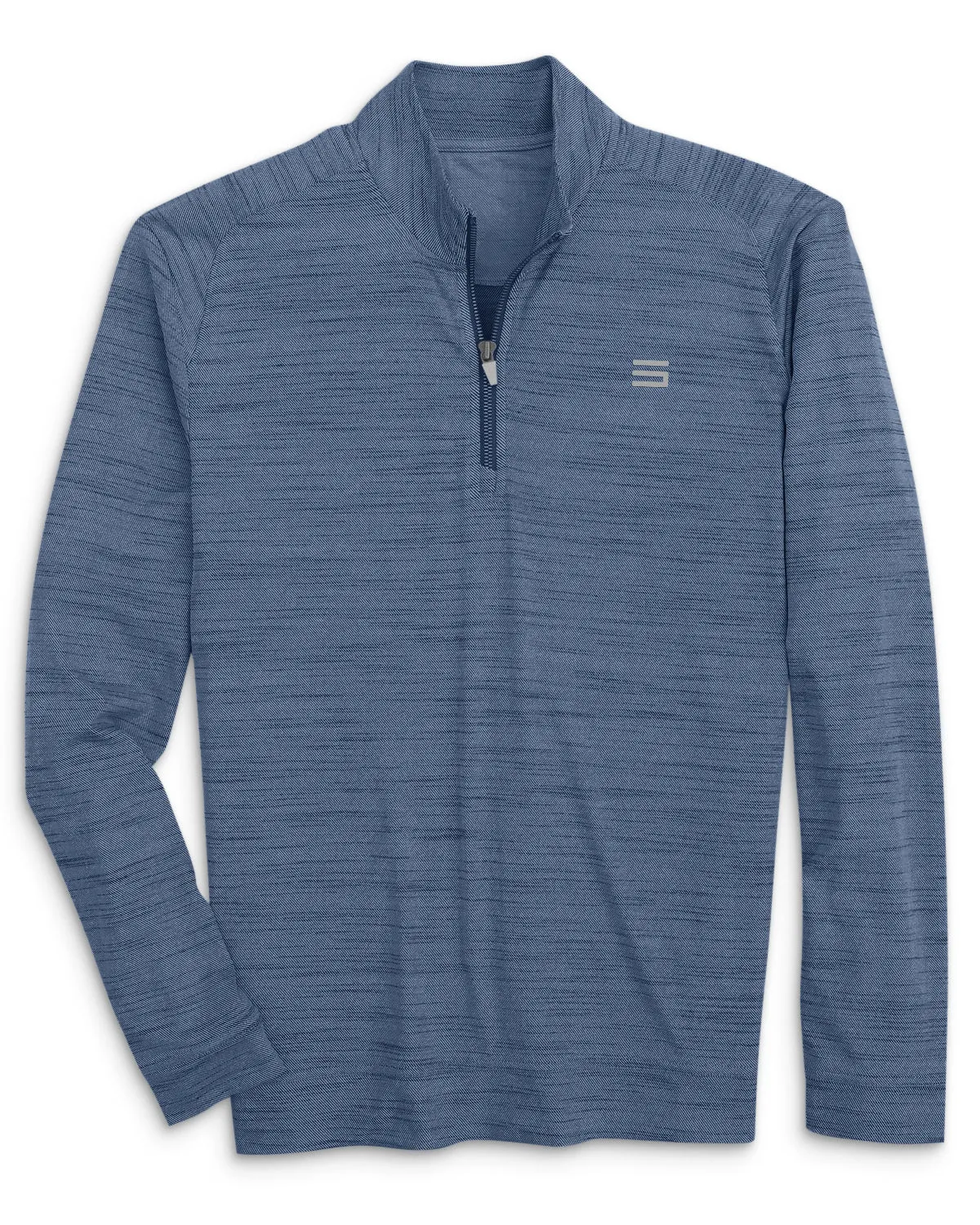 Heathered Quarter Zip Pullover Sweater