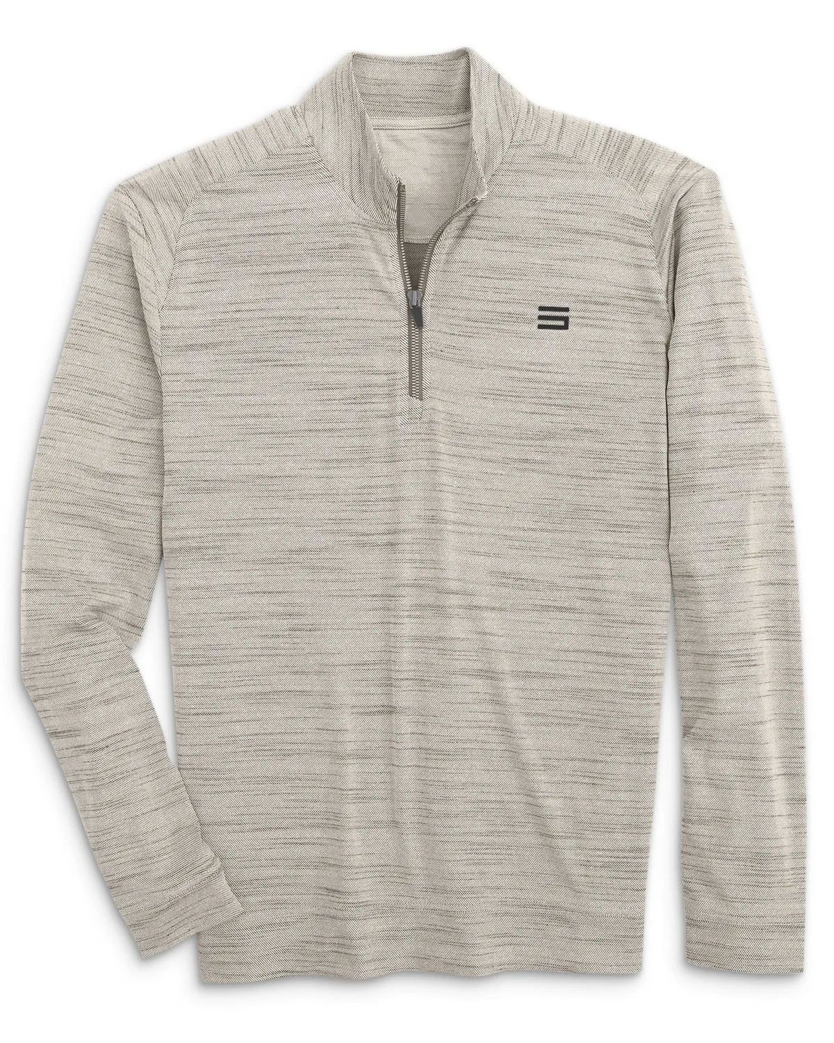 Heathered Quarter Zip Pullover Sweater