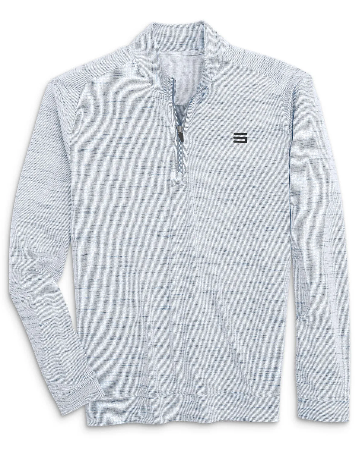 Heathered Quarter Zip Pullover Sweater