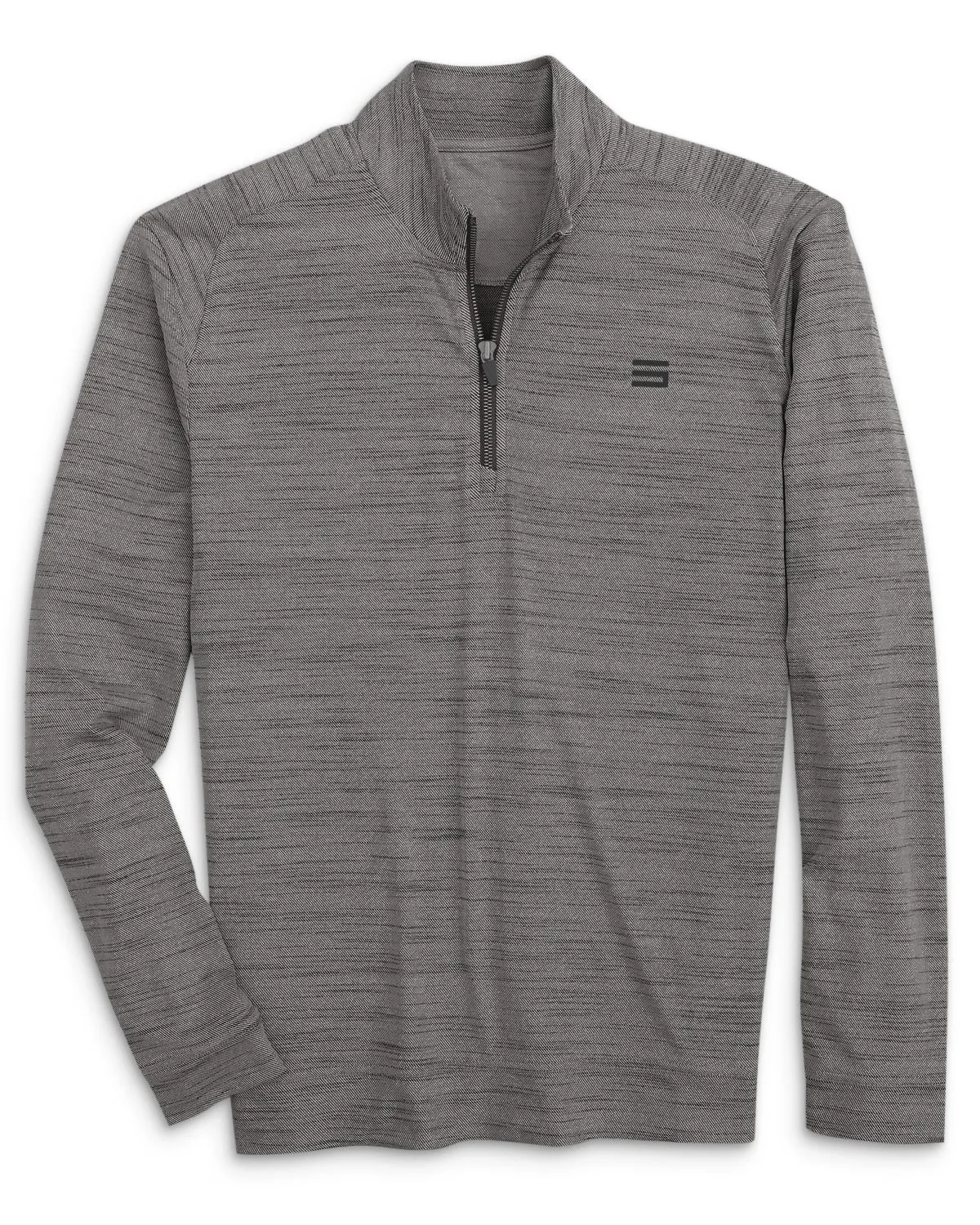 Heathered Quarter Zip Pullover Sweater