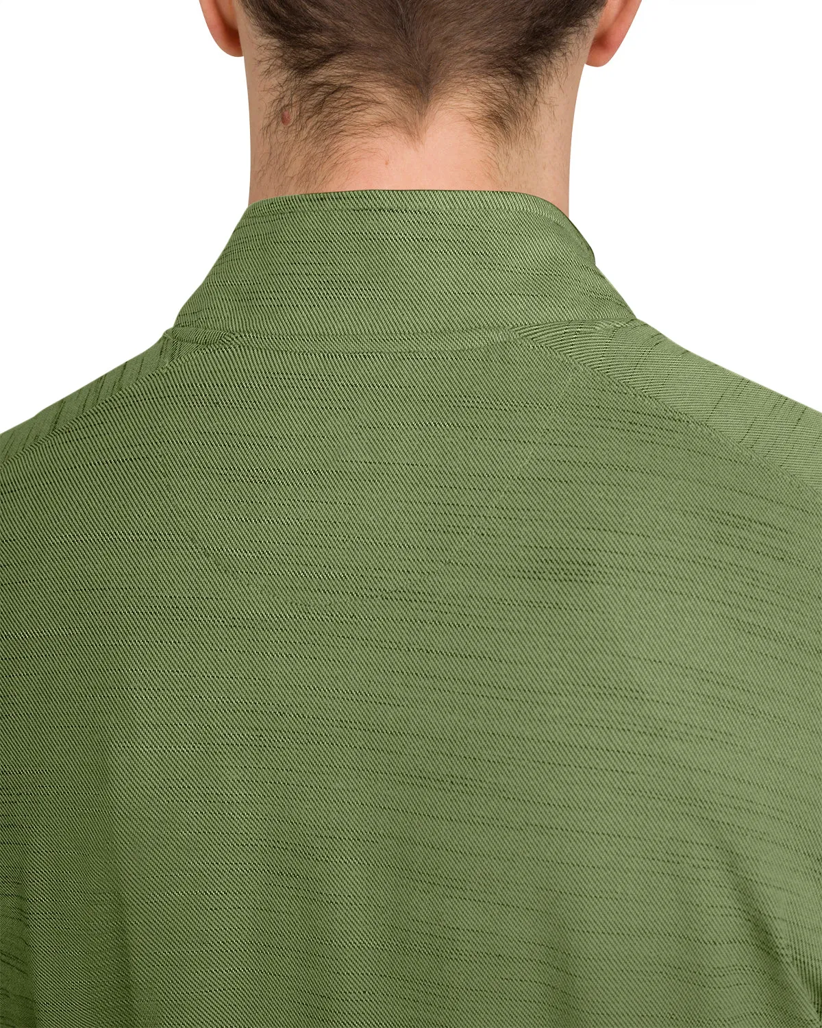 Heathered Quarter Zip Pullover Sweater
