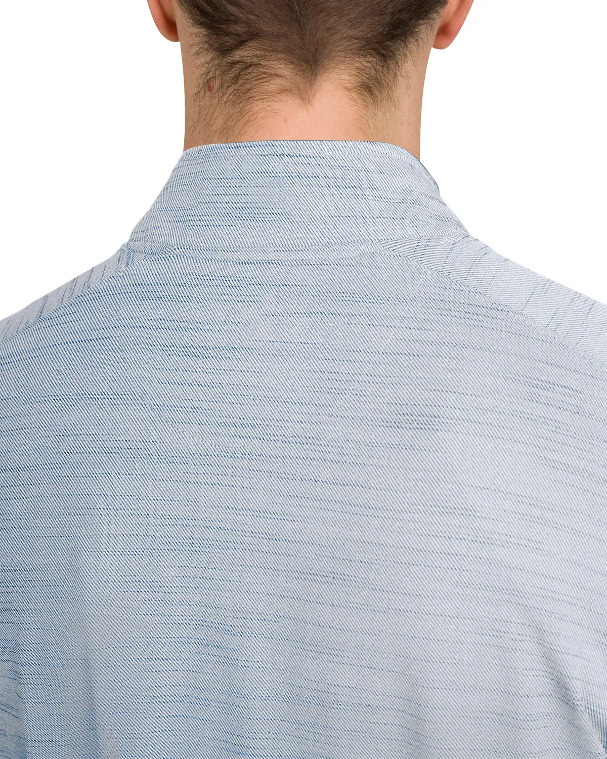 Heathered Quarter Zip Pullover Sweater