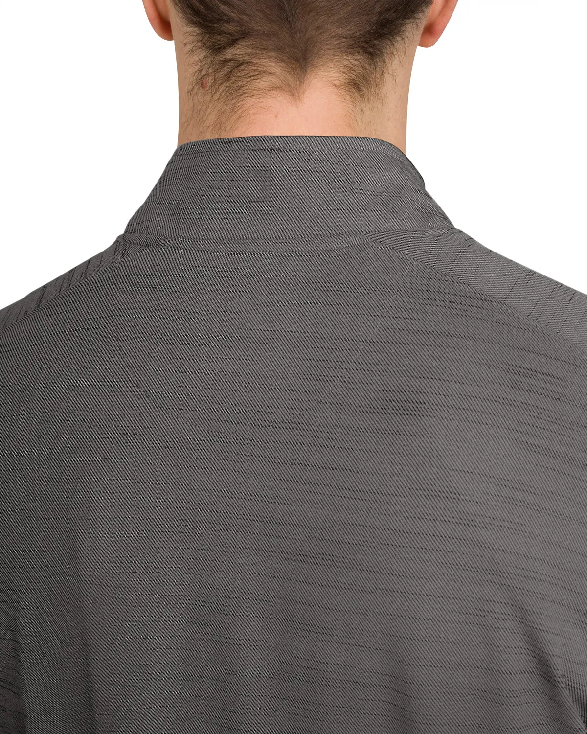 Heathered Quarter Zip Pullover Sweater