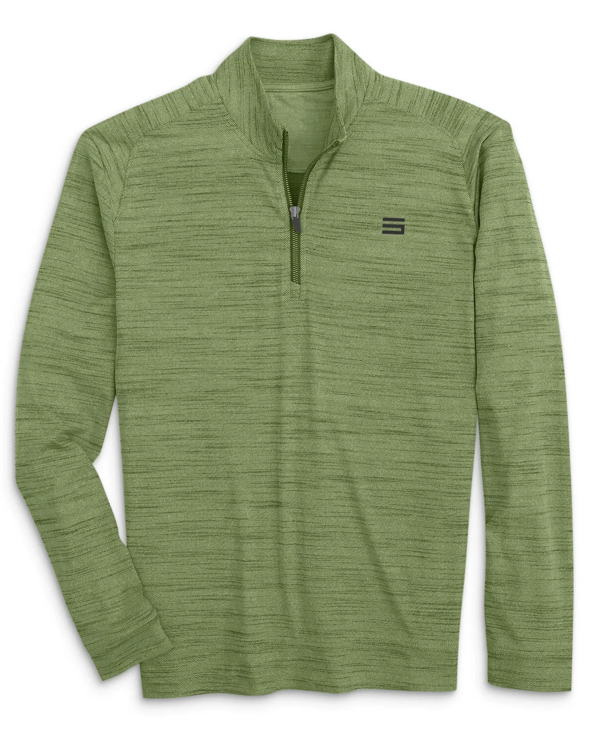 Heathered Quarter Zip Pullover Sweater