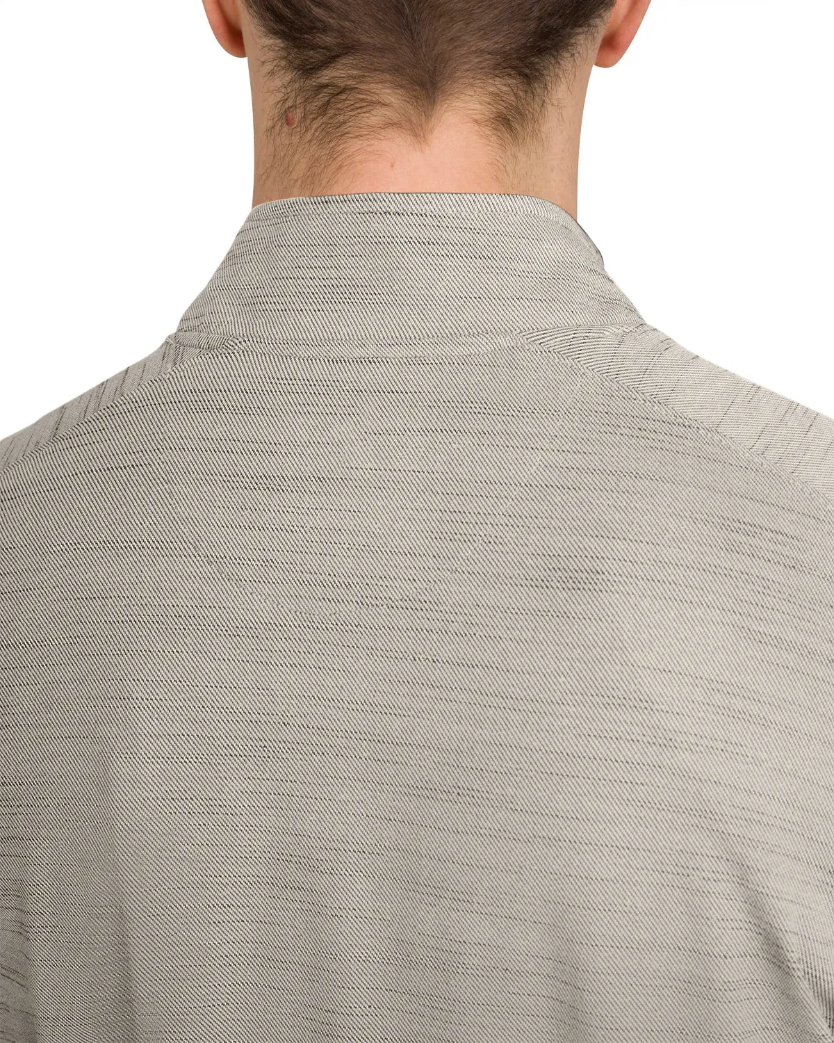 Heathered Quarter Zip Pullover Sweater