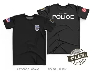 Hillsboro Police Department Core Men's SS Flex Performance Tee - 8ErAa3