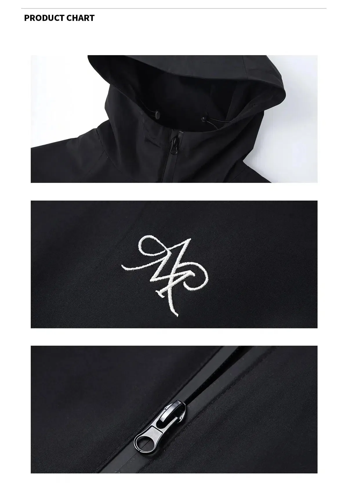 Hooded Water-Resistant Windbreaker