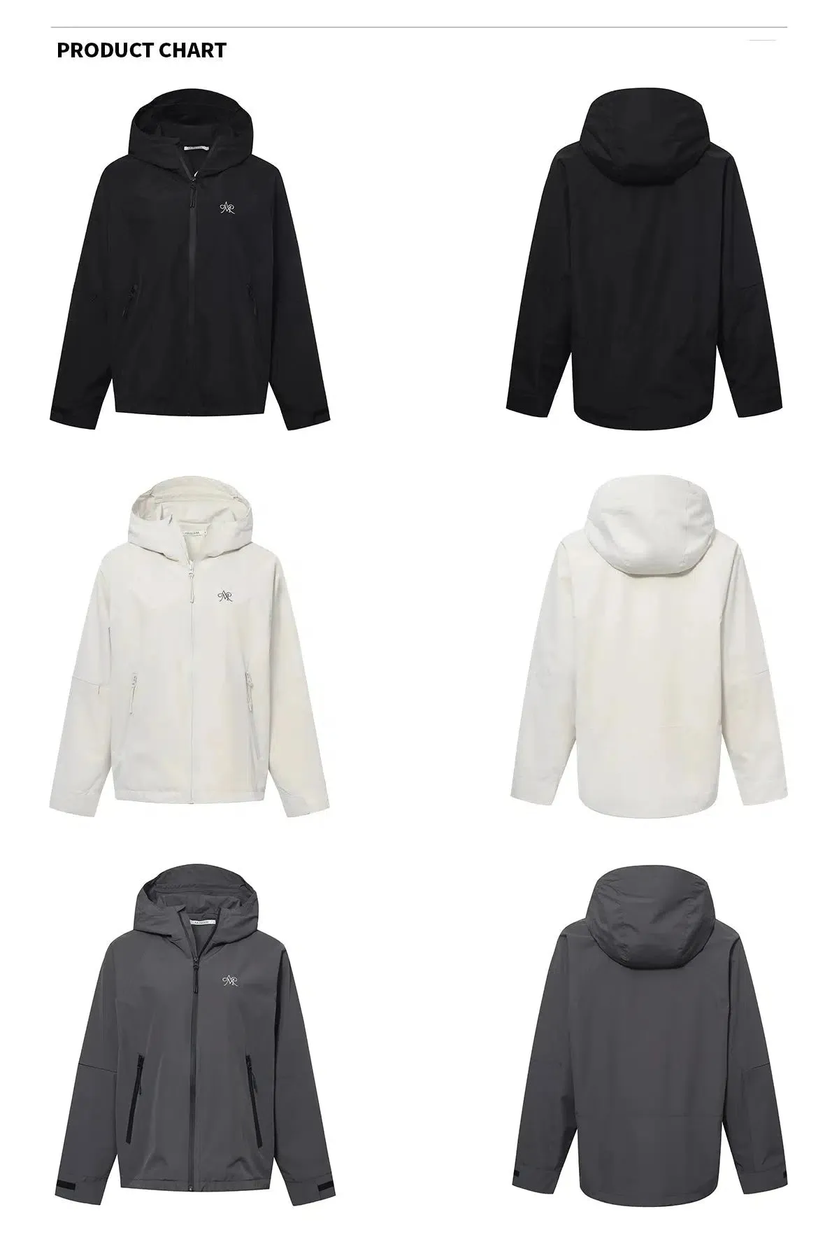 Hooded Water-Resistant Windbreaker