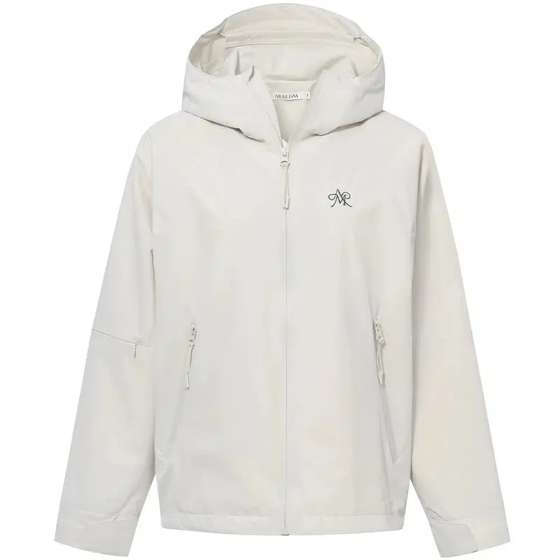 Hooded Water-Resistant Windbreaker