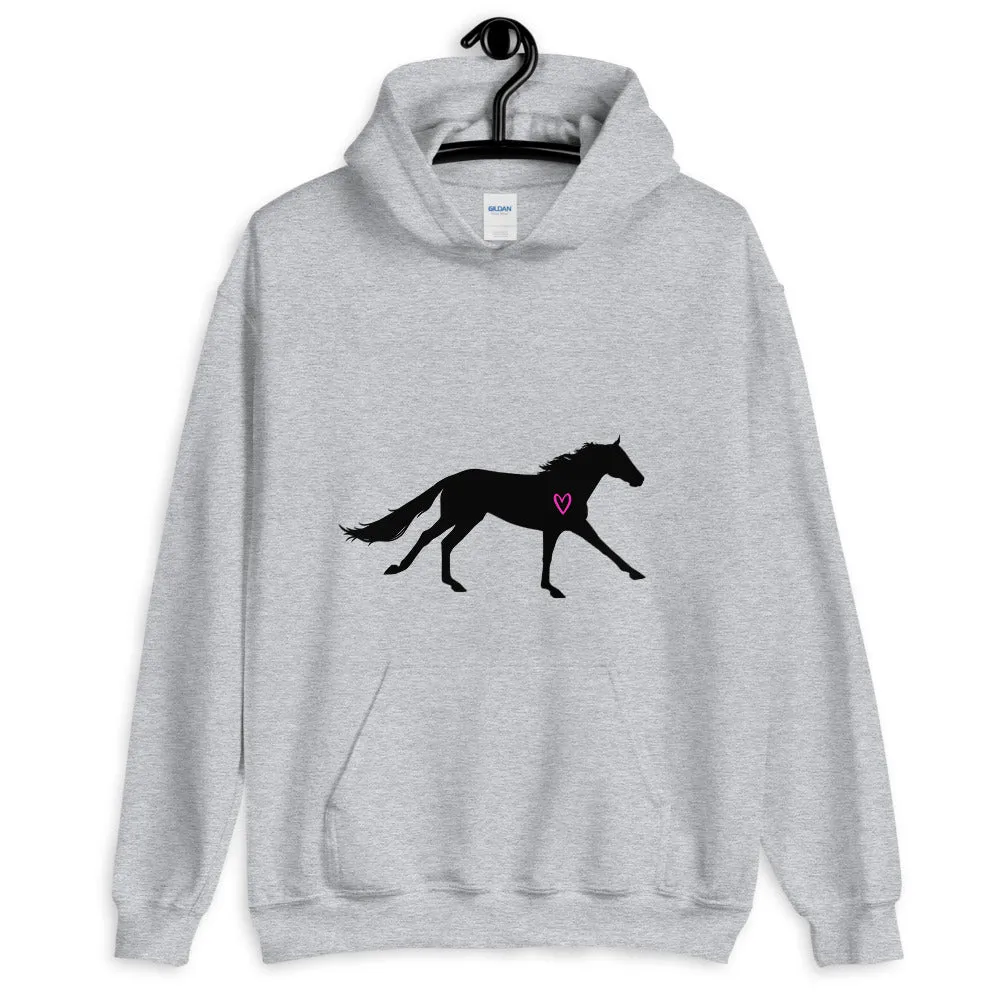 Horse Heart Unisex Hoodie