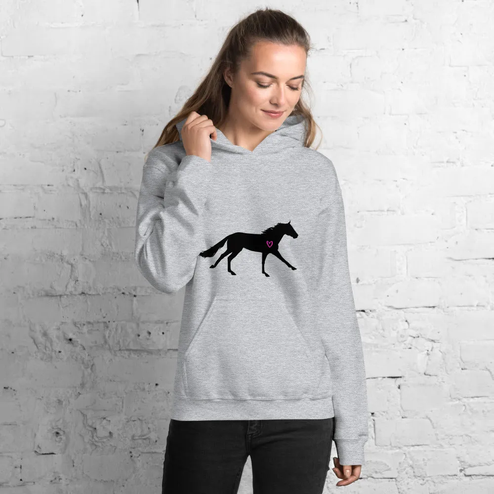 Horse Heart Unisex Hoodie