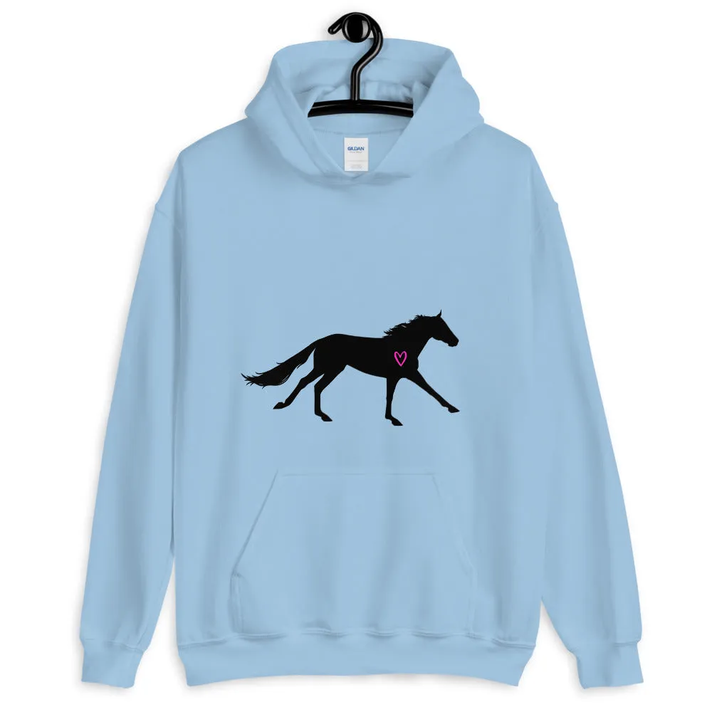 Horse Heart Unisex Hoodie